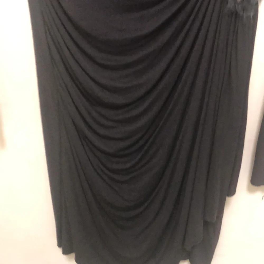 Bailey 44 Black Long Sleeve Dress with Embellishment